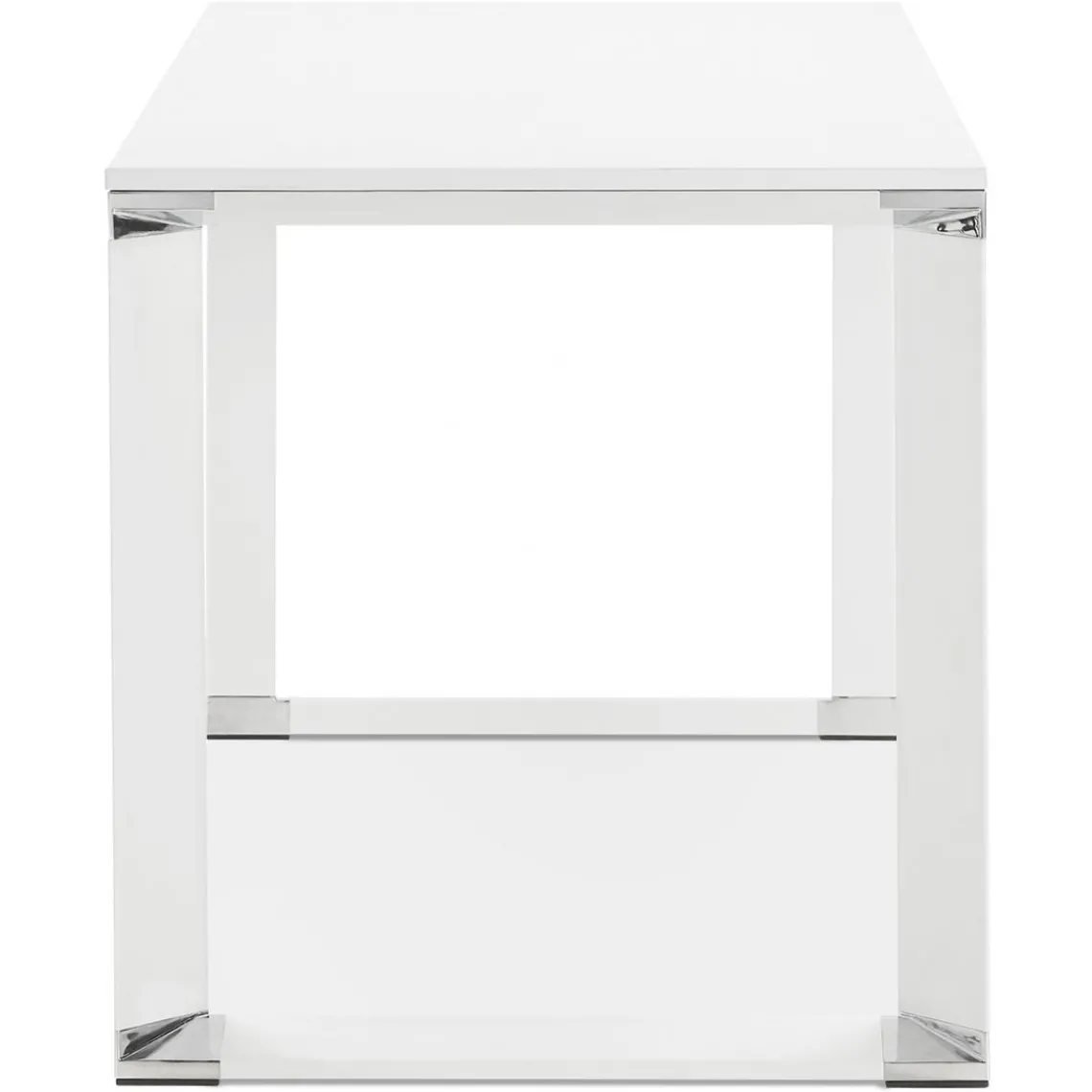 3S. x Home Bureau Piétement en Métal CESARO Blanc Clearance