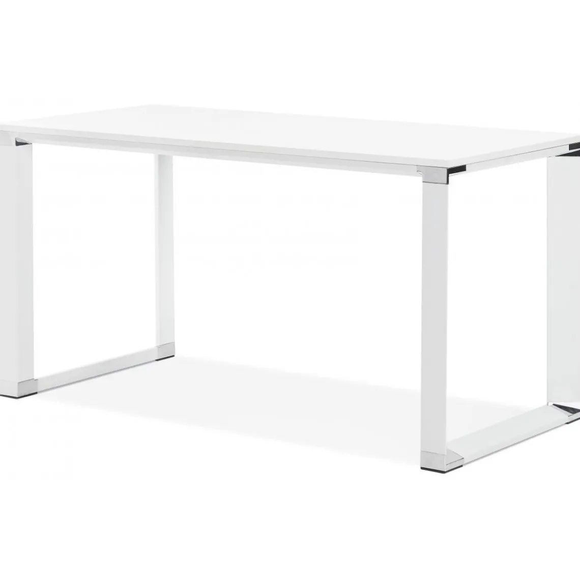 3S. x Home Bureau Piétement en Métal CESARO Blanc Clearance