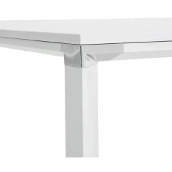 3S. x Home Bureau Piétement en Métal CESARO Blanc Clearance