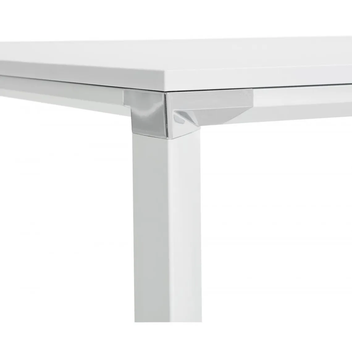 3S. x Home Bureau Piétement en Métal CESARO Blanc Clearance