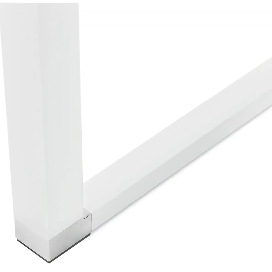 3S. x Home Bureau Piétement en Métal CESARO Blanc Clearance