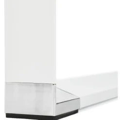 3S. x Home Bureau Piétement en Métal CESARO Blanc Clearance