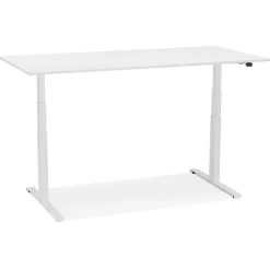 ALTEREGO Bureau réglable en hauteur électrique 'TRONIK' blanc Clearance
