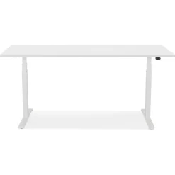 ALTEREGO Bureau réglable en hauteur électrique 'TRONIK' blanc Clearance