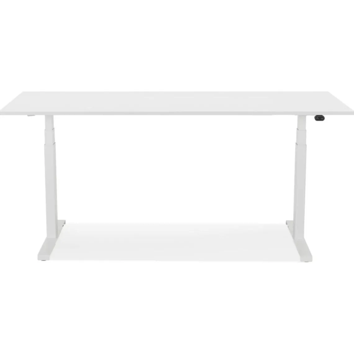 ALTEREGO Bureau réglable en hauteur électrique 'TRONIK' blanc Clearance
