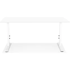 ALTEREGO Bureau réglable en hauteur 'OSMOSE' blanc New