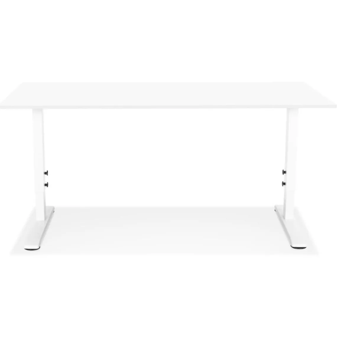 ALTEREGO Bureau réglable en hauteur 'OSMOSE' blanc New