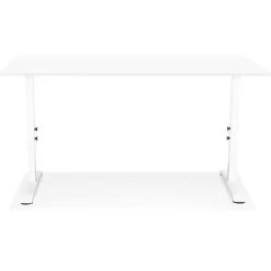 ALTEREGO Bureau réglable en hauteur 'OSMOSE' blanc New