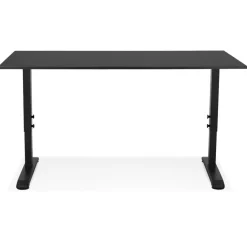ALTEREGO Bureau réglable en hauteur 'OSMOSE' noir New