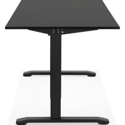 ALTEREGO Bureau réglable en hauteur 'OSMOSE' noir New