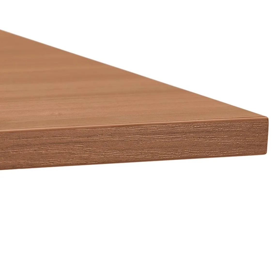 ALTEREGO Bureau réglable en hauteur 'OSMOSE' en bois Noyer et métal noir Best