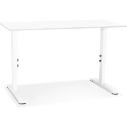 ALTEREGO Bureau réglable en hauteur blanc 'OSMOSE' Best