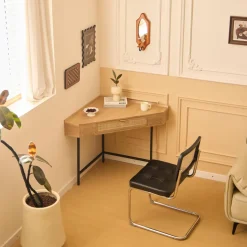 3S. x Home Bureau SETO style scandinave minimaliste sa structure en rotin et bois durable certifiée FSC design intemporel Outlet