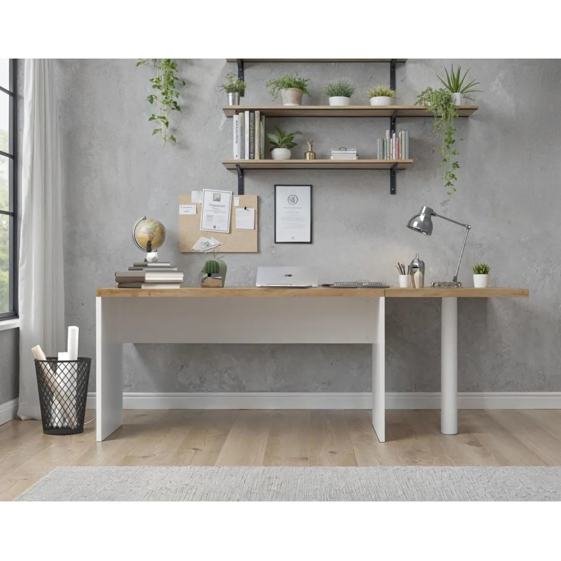 3S. x Home Bureau simple EASY Panneau de particules