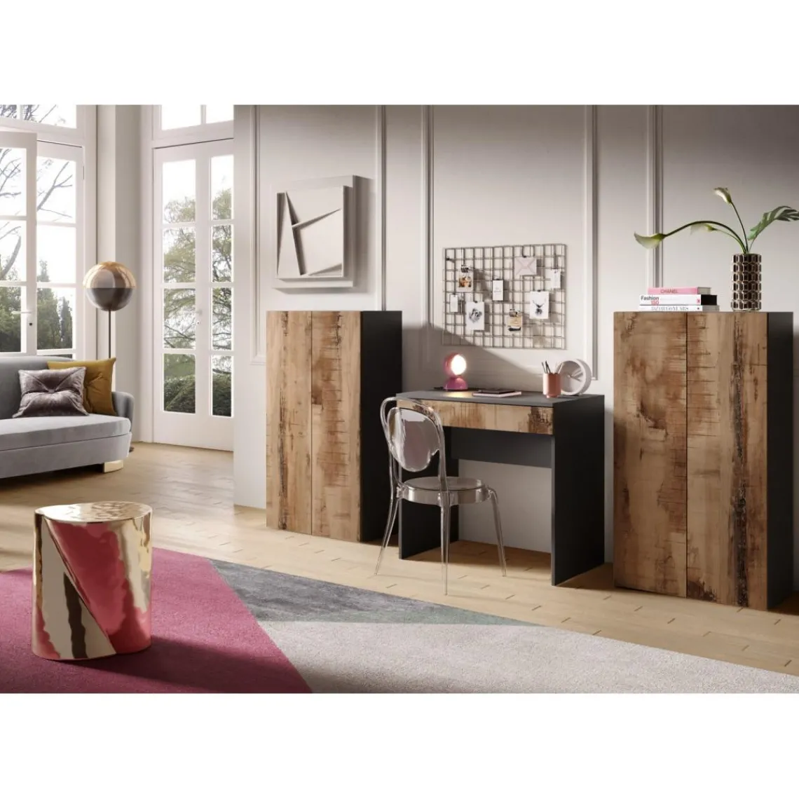 3S. x Home Bureau Tons Bois Panneau de particules Hot