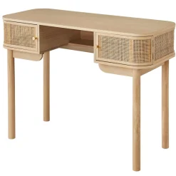 3S. x Home Bureau TOYAMA design épuré et sa structure en bois 2 portes coulissantes Hot