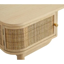 3S. x Home Bureau TOYAMA design épuré et sa structure en bois 2 portes coulissantes Hot