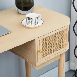 3S. x Home Bureau TOYAMA design épuré et sa structure en bois 2 portes coulissantes Hot