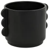 3S. x Home Cache pot Hind Céramique Noir Discount