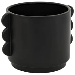 3S. x Home Cache pot Hind Céramique Noir Discount