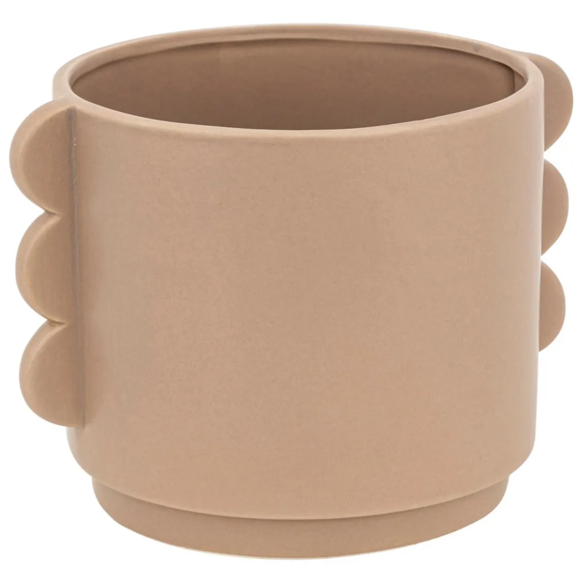 3S. x Home Cache pot Hind Céramique Taupe