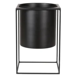 3S. x Home Cache-Pot Métal Noir 30 cm EXPO Sale