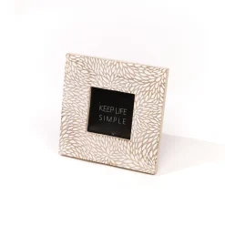 Today Cadre Beige en Bois de manguier taille S FACTORY New