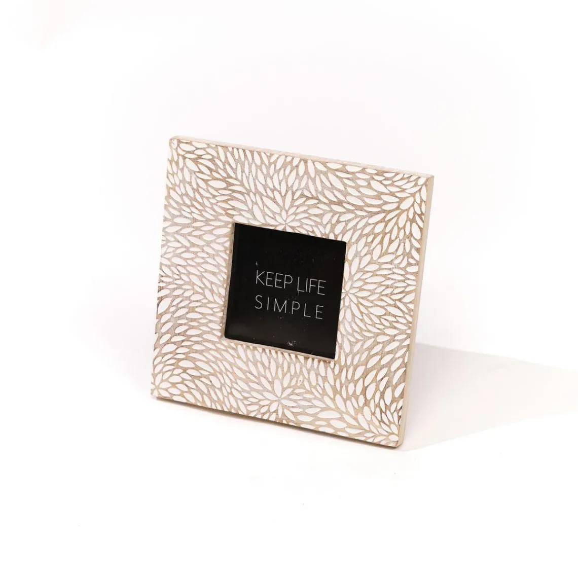 Today Cadre Beige en Bois de manguier taille S FACTORY New