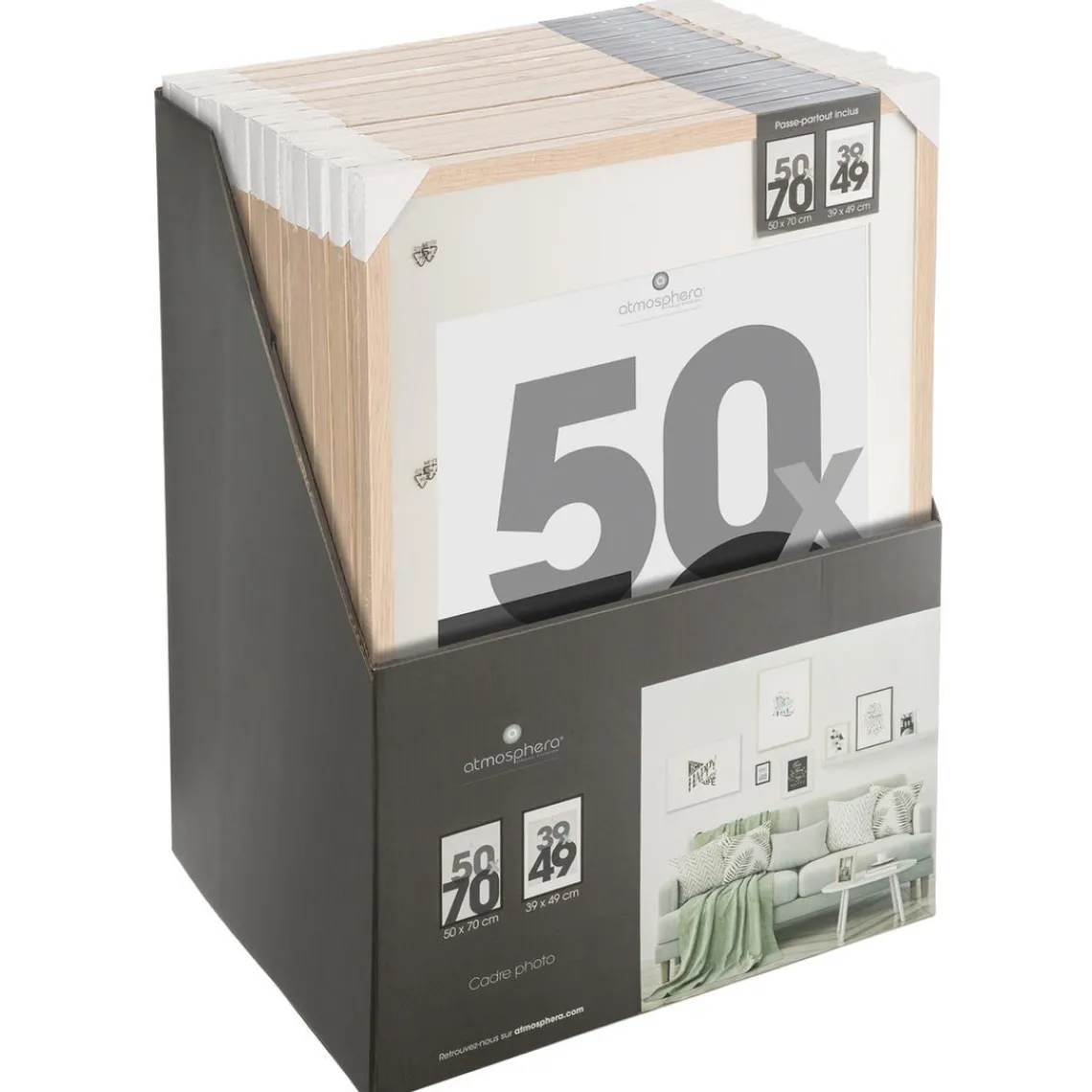 3S. x Home Cadre photo naturel 50x70 Best