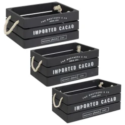 3S. x Home Cagette Bois Denys Gris X3 Best