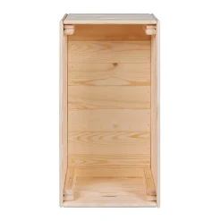 3S. x Home Cagette en bois VALLONI Pin naturel Outlet