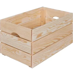 3S. x Home Cagette en bois VALLONI Pin naturel Outlet