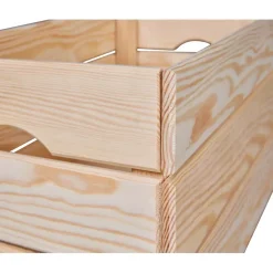 3S. x Home Cagette en bois VALLONI Pin naturel Outlet