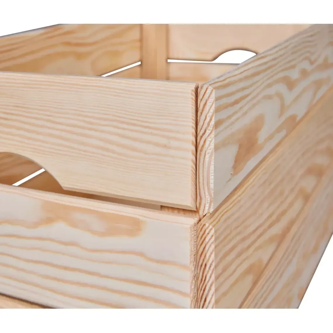 3S. x Home Cagette en bois VALLONI Pin naturel Outlet