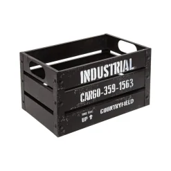 3S. x Home Caisse Cagette Noir x 3 Industrial New