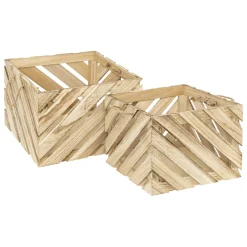 3S. x Home Caisses en bois sulei Discount