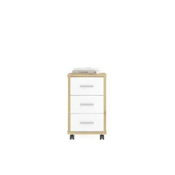 3S. x Home Caisson de Bureau Couleur Chêne DIEGO Beige Sale