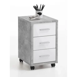 3S. x Home Caisson de Bureau Béton DIEGO Gris Hot