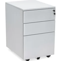 ALTEREGO Caisson de rangement 'DALI' gris à tiroirs pour bureau Best