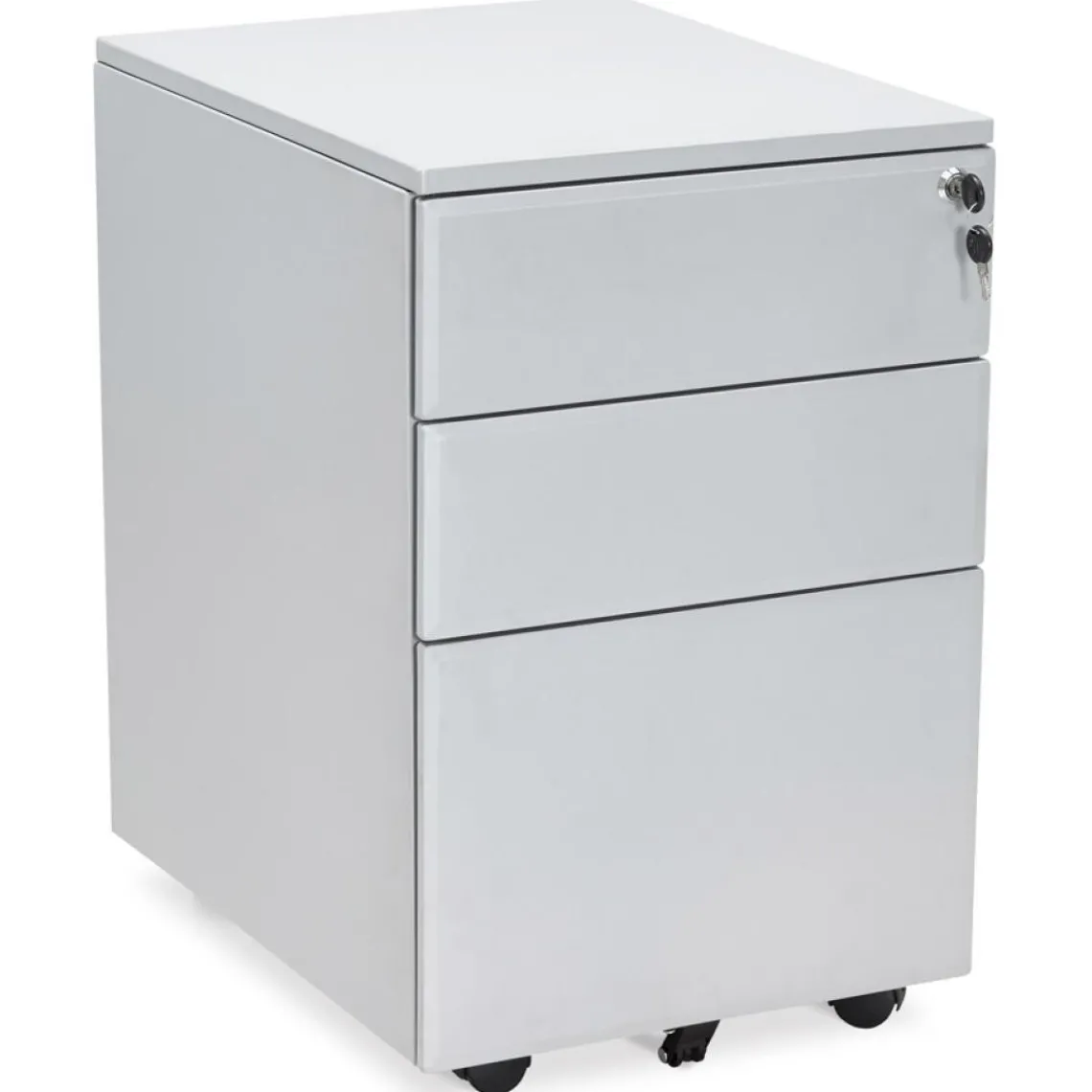 ALTEREGO Caisson de rangement 'DALI' gris à tiroirs pour bureau Best