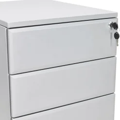 ALTEREGO Caisson de rangement 'DALI' gris à tiroirs pour bureau Best