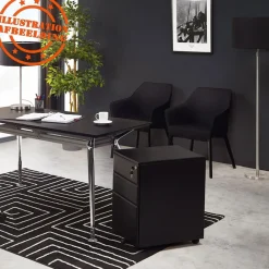 ALTEREGO Caisson de rangement 'DALI' noir à tiroirs pour bureau Online