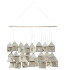 3S. x Home Calendrier de l'avent beige suspendu Discount