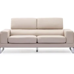 3S. x Home Canapé 3 Places Barth Tissu Beige BATO Outlet