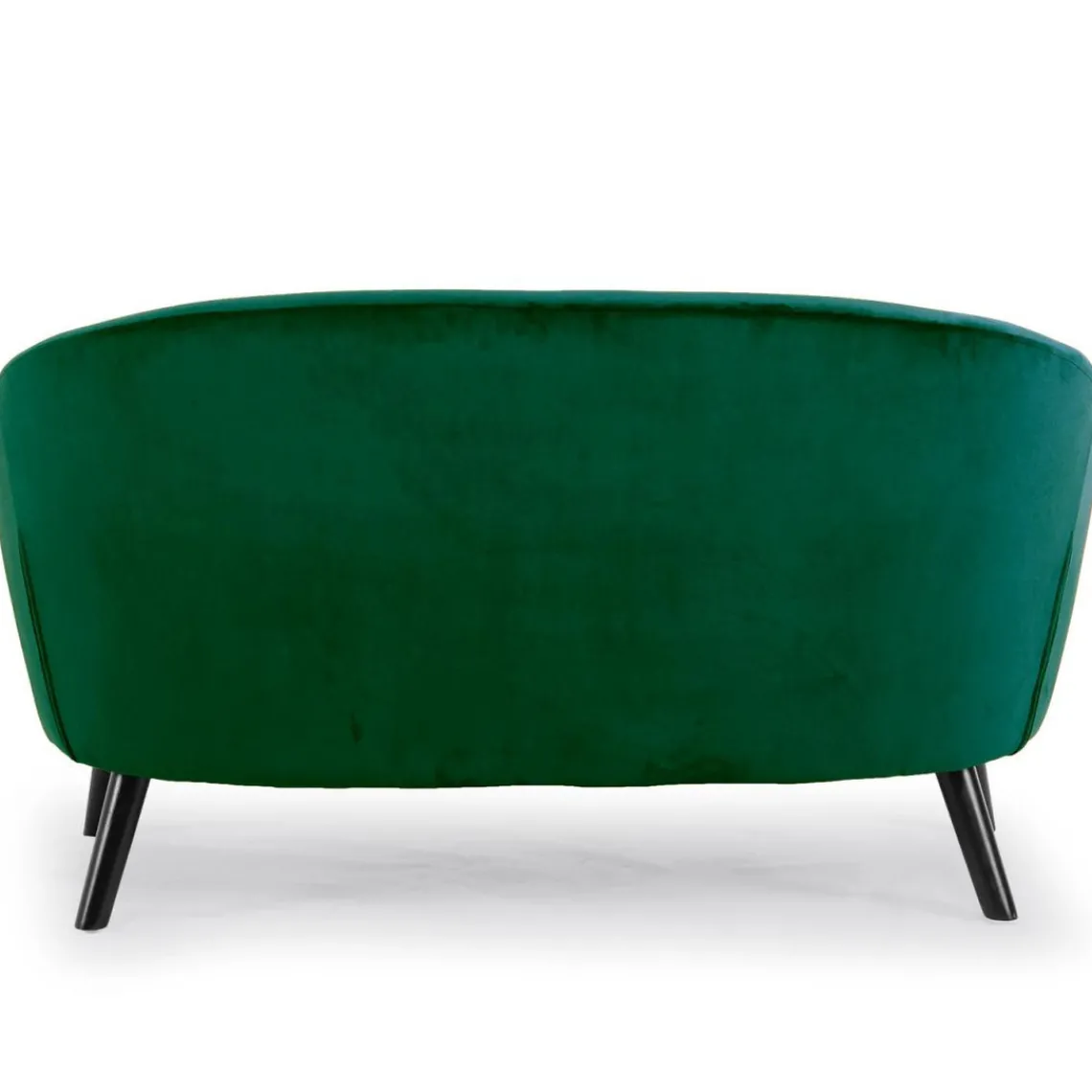 3S. x Home Canapé 2 Places Scandinave Velours OLAF Vert