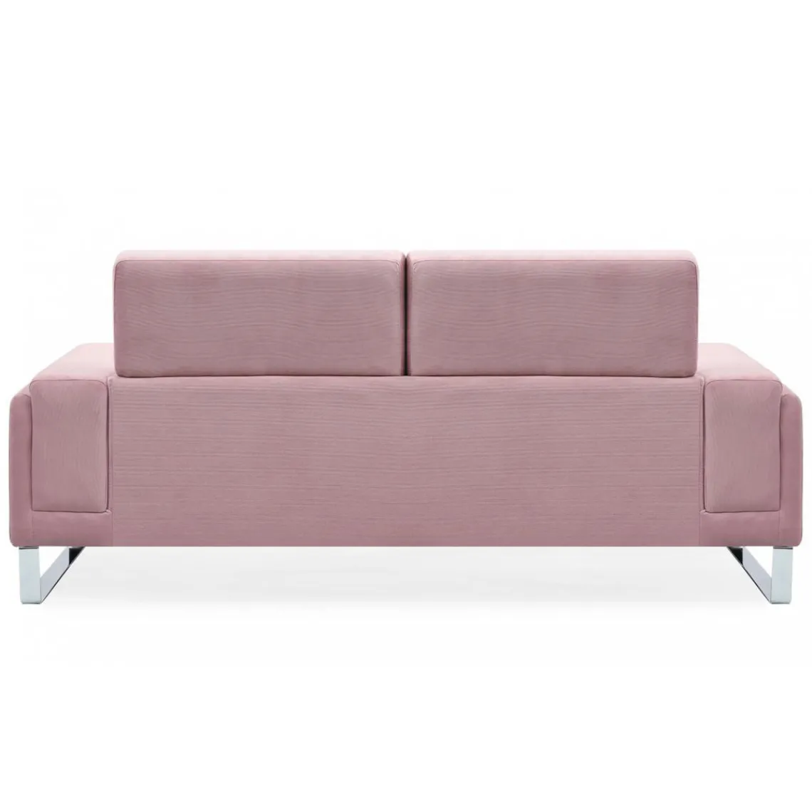 3S. x Home Canapé 3 places Velours côtelé GRAHAM Rose Best