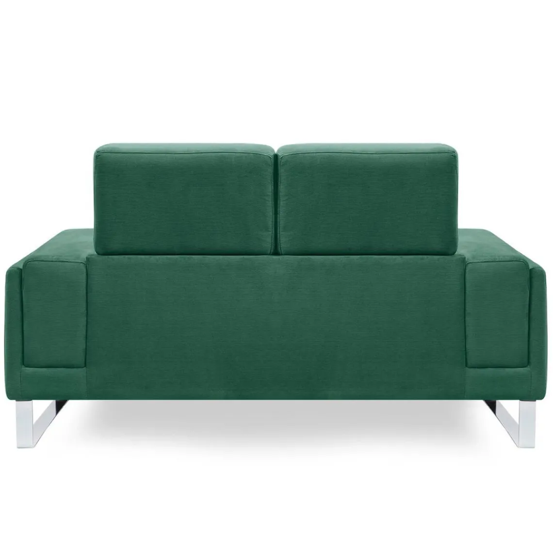 3S. x Home Canapé 2 places Velours côtelé GRAHAM Vert Discount