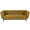 Zago Canapé 3 places velours ocre Hot