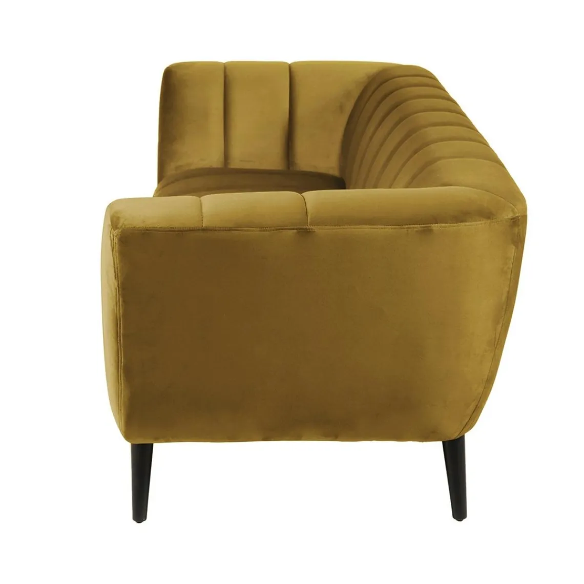 Zago Canapé 3 places velours ocre Hot