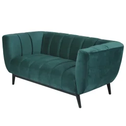 Zago Canapé 2 places velours foncé Vert Online